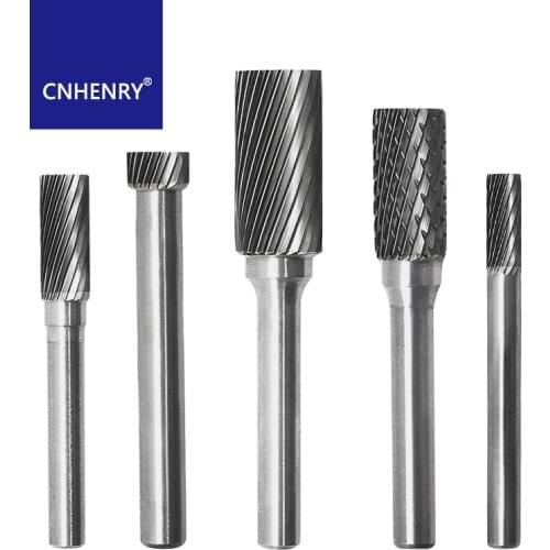 1pc Slot Head Tungsten Carbide Rotary File Tool Point Burr Die Grinder Abrasive Tools Drill Milling Carving Bit Tools