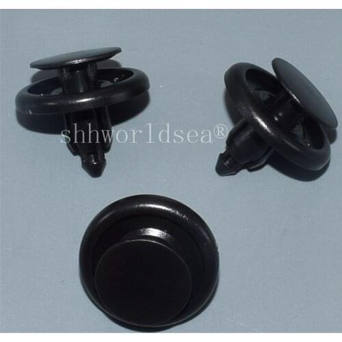 Shhworldsea 100pcs Liner Retainer Fastener FOR Toyota Tercel Camry MR2 Corolla Replace 90467-07166 Fit 7mm Hole Plastic Clip