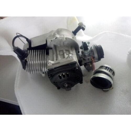 2 Stroke Pull Start Engine Motor Transmission Engine Air Filter Mini Pocket Pit Quad Dirt Bike ATV 4 Wheel