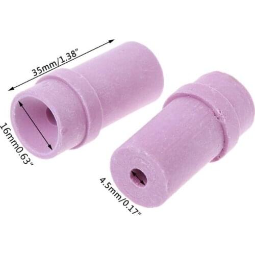 20 Pcs Replacement Air Sandblasting Ceramic Nozzles Tip 4.5mm For Sand Explosion