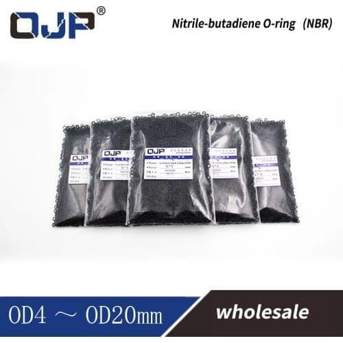 300PCS/bag 1.9mm Thickness Rubber NBR Sealing OD10.5/11/11.5/12/13/14/15/16/17/18/19/20mm O Ring Seal Gasket Nitrile Oil Washer
