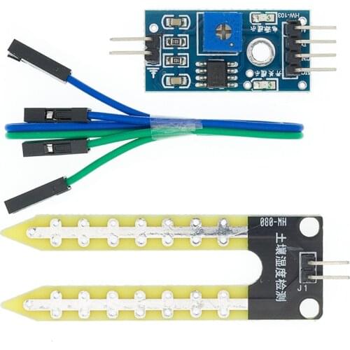 50pcs LM393 Soil Moisture Hygrometer Detection Humidity Sensor Module Development Board DIY Robot Smart Car for arduino