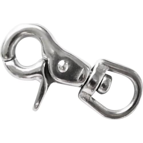 65mm Stainless Steel Round Eye Swivel Trigger Clasp Snap Hook Dog Chain Clip