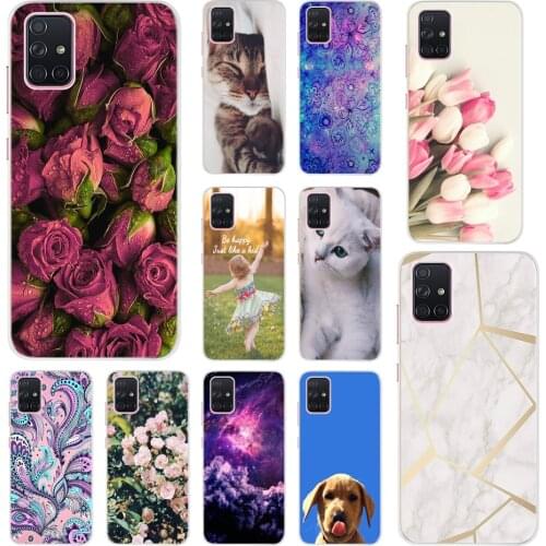 For Samsung Galaxy A71 Case Samsung A71 Back Case Bumper Soft Silicone TPU Phone Case For Samsung Galaxy A71 A715 SM-A715F Cover