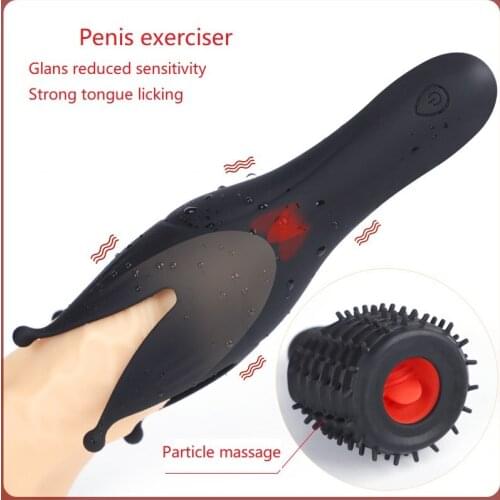 Electric masturbation penis training device long-lasting delay training foreign trade massage vibration male adult airplane cup