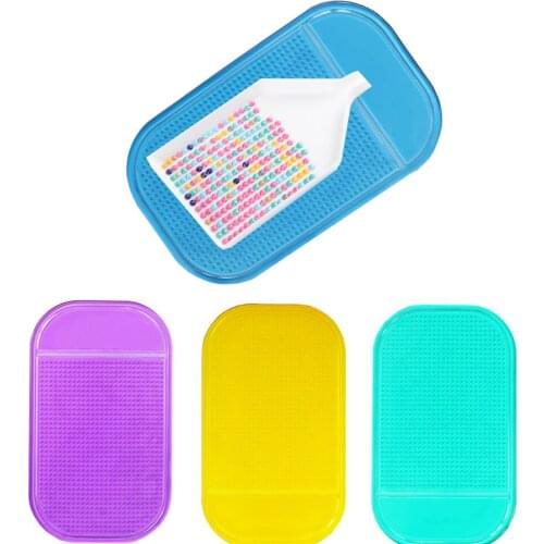 Huacan Diamond Painting Non-slip Mat For Holding TrayTools Diamond Embroidery Accessories 1pc Random Color