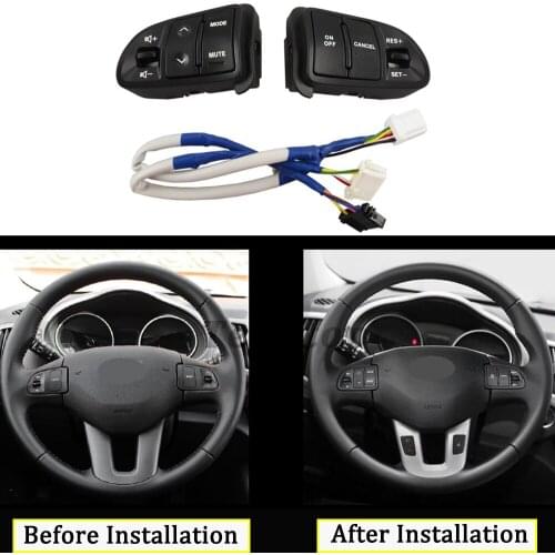 SUPERB For KIA Sportager Steering Wheel Cruise Controler Buttons Remote Control Volume Switch Car Accessories