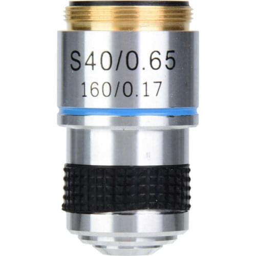 40X 185 Biological Microscope Achromatic Objectives Lens 160/0.17 Achromatic Objective Lens High Quality Observation