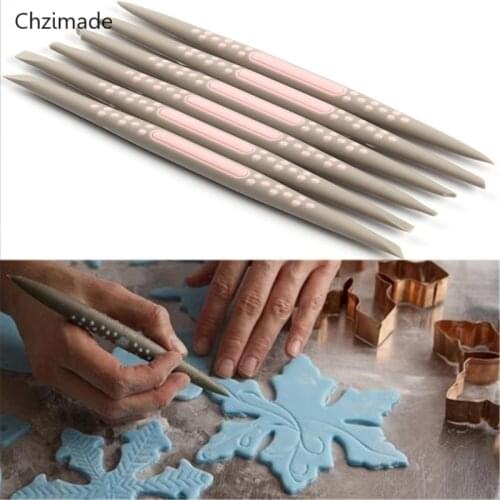 Lychee Life 6Pcs Plastic Soft Head Molding Tool Sculpture Model Maquetas Modelismo Polymer Clay Sculpting Tools