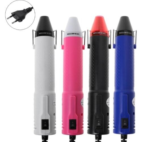 300W 220V Mini Heat Gun Shrink Hot Air Temperature Electric Power Nozzles Tool DIY Embossing EU Plug 190x32mm