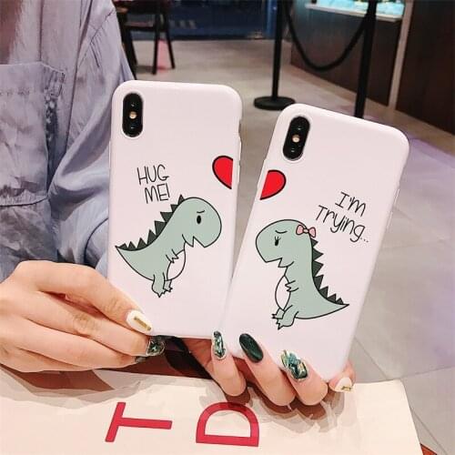 Funny Dinosaur Lovers Case for iPhone 12 Mini 12 11 Pro X XS Max XR 8 7 6 6s Plus Soft Silicone Cover