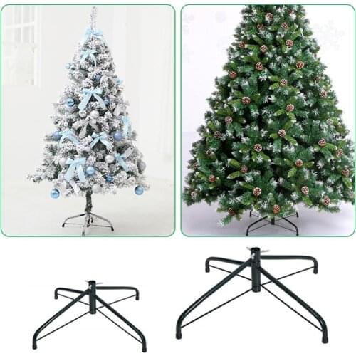 Christmas tree base plastic chassis accessories Christmas tree foot bracket four corners iron frame fixed Christmas tree decorat