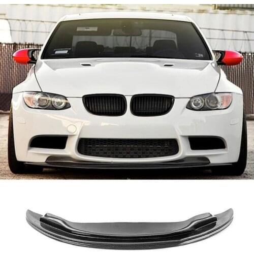 Carbon Fiber Car Bumper Front Lip Diffuser Cover Protector Fits For BMW E90 E92 E93 M3 2006-2011