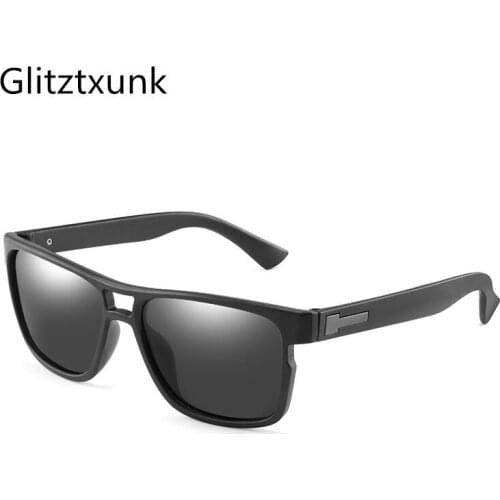 Glitztxunk Polarized Sunglasses Men Brand Driving Photochromic Sun Glasses Women Vintage Anti-UV Goggles Eyewear Gafas de sol