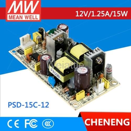 MEAN WELL original PSD-15C-12 12V 1.25A meanwell PSD-15 12V 15W Single Output DC-DC Converter