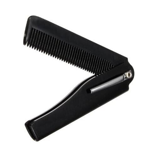 4 Colors 170 X 20 X 10mm Foldable Hair Comb Pocket Clip Hair Moustache Beard Comb Hair Styling Tool Hairdressing Comb