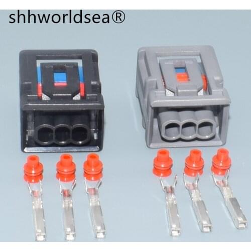 Shhworldsea 3 Pin/Way 2.2mm Female Ignition Coil Plug Waterproof Automotive Connector Socket Housing For Ford Focus COIL Honda