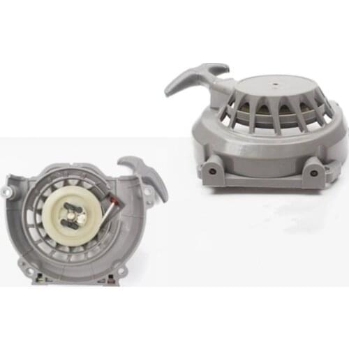 RECOIL STARTER ASSEMBLY FITS CHINESE 1E48F 63cc 2 STROKE AUGER DIGGER PULL START W/ GRIP ASSEMBLY PLANTER HUASHENG PARTS