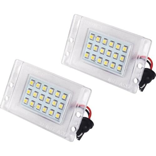 2pcs Error Free LED Car License Number Plate Light For Volvo 855 1993 1994 1995 1996 1997 V70 XC 1997 1998 1999 2000