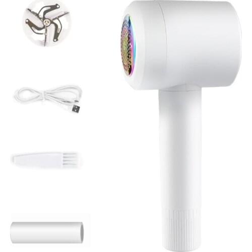 2 in 1 Electric Clothing Lint Remover Hair Ball Sticky Roller USB Rechargeable Sweater Fuzz Shaver