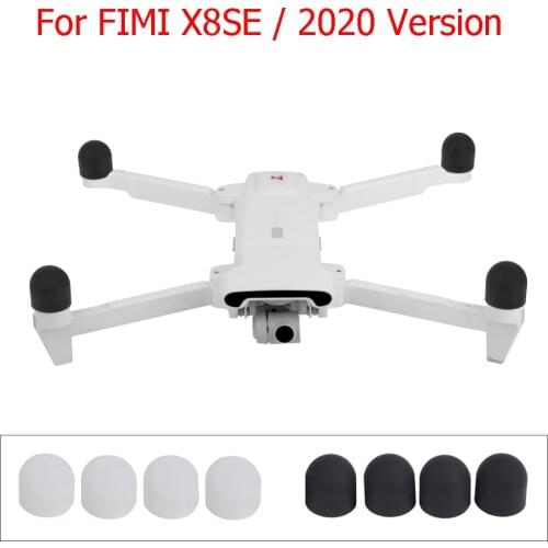 4PCS Silicone Motor Cover Cap FIMI X8SE 2020 Version Drone Dust-proof Waterproof Protector Motor Caps Guard Protective Accessory