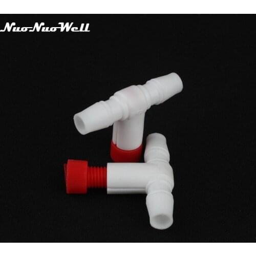 6pcs NuoNuoWell 10mm Adjustable T-type Valve for Aquarium Fittings Fish Tank Connector Environmental Air Pump Hose Adapter