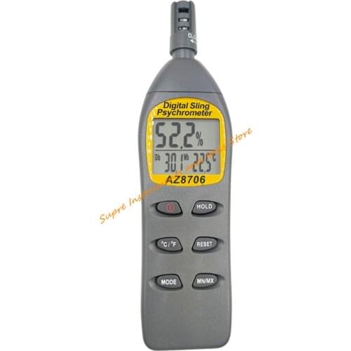 AZ8706 Handheld High-precision Dew point meter digital thermo hygrometer AZ-8706