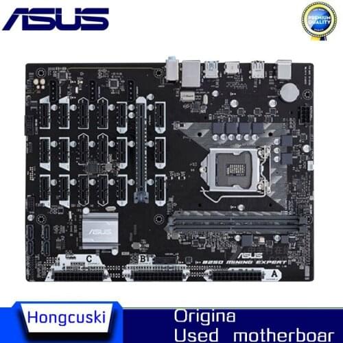 For Asus B250 MINING EXPERT Original NEW Desktop Intel B250 B250M DDR4 Motherboard LGA 1151 i7/i5/i3 USB3.0 SATA3