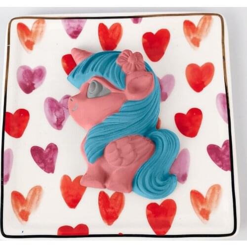 Unicorn Cute Cartoon Little Horse Shape Cookie Mold Hot Sale Silicone Mould Fondant Cake Baking Candle Soap Decoration Tools