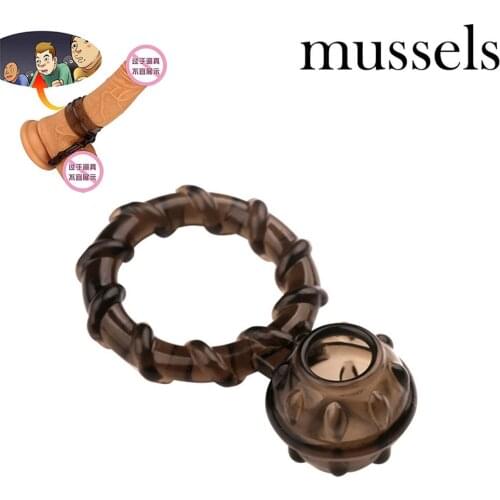 Penis Ring Elastic Scrotal Binding Silicone Delay Ejaculation Cock Ring Chastity Sex Toys for Men Dildo Extender Male Mastubator