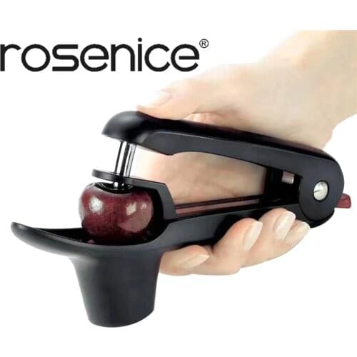 ROSENICE Cherry and Olive Pitter Tool Cherry Pitter Remover Corer Red Dates Olives Pit Easy Removal Core Seeder