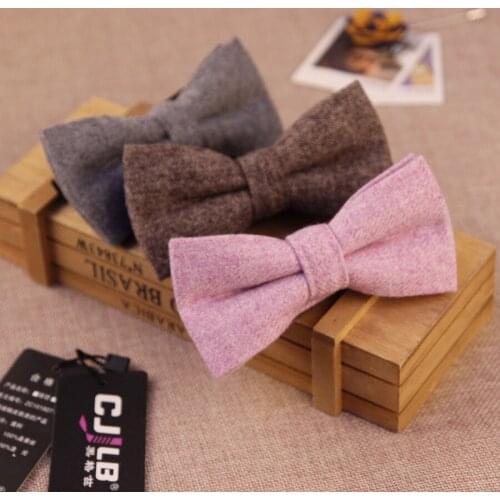 10color Classical Formal Wool Bow Tie Gravata Mens Luxury bow tie business Bowtie for men 50pcs