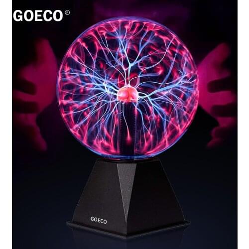 6 inch Nebula Plasma Ball Lamp Magic Ball Novelty Night Light Table Lamp for Party Decor Kids Christmas Gifts