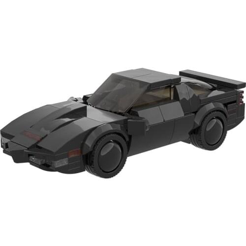 Mechanical MOC Classic Car Knights KITT Model Bricks Creators High-tech Classical Racing Vehicle Toys For Boys Gift