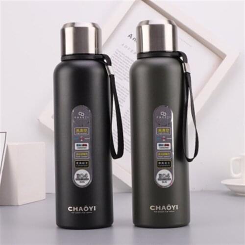 New 304 stainless steel bullets insulated cup 600 ml outdoor sports bottle with rope carrying portable thermos bottle