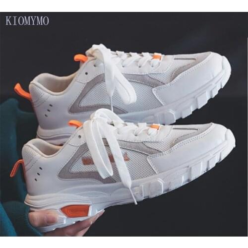 2021 Autumn New Sports Shoes Female Dad Korean Version Of The Wild Student Casual Running Trendy White Platform Womens Shoes