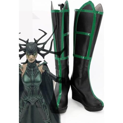 Thor: Ragnarok Hela Cosplay Shoes Boots Halloween Boots