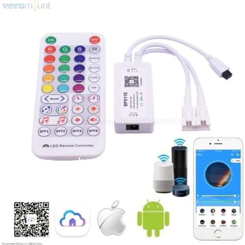 Fairy Nest SP501E WiFi SPI LED Controller DC5-24V Andriod iOS APP Control Alexa Google Voice Control for Addressable Pixel Strip