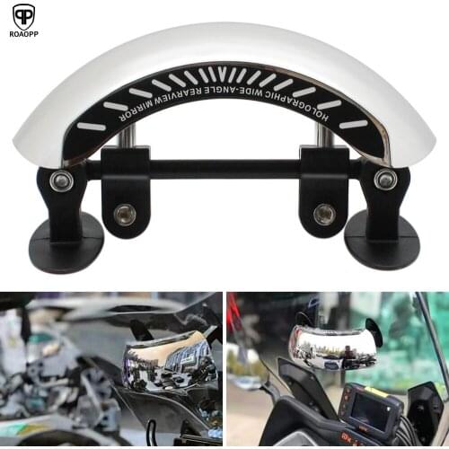 ROAOPP Motorcycle 180 Degree Safety Rearview Mirror Give Full Rear View For BMW R1200GS LC R1250GS F900R F850GS F800GS S1000XR