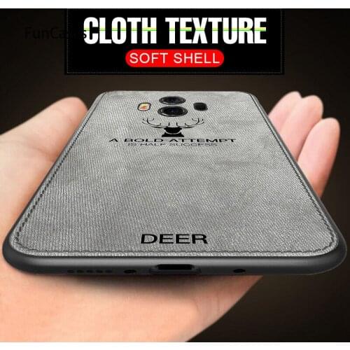 Luxury Cloth Case For Huawei Honor 8x Max Mate 20 Pro Soft Case Cover For Huawei Honor 10 8 9 Lite Mate 20 Lite Shockproof Case