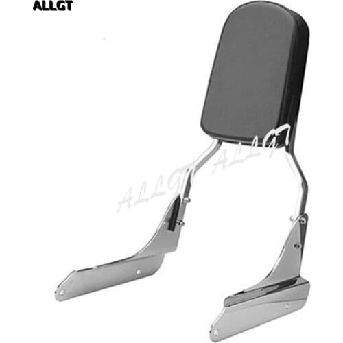 ALLGT Rear Sissy Bar Passenger Backrest For Honda VLX600 VT600C 1998-2007 1999 2000 2001 2002 2003 2004 2005 2006