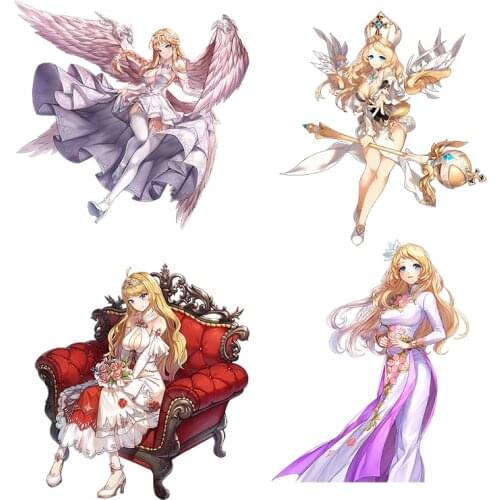 Three Ratels CDM352 Kings Raid Artemia Anime sticker for bike motorcycle auto car laptop Waterproof Vinyl Decal wall stickers