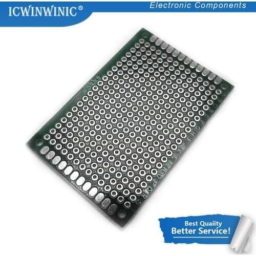 10piece 4x6cm 4*6 Double Side Prototype 4x6 PCB diy Universal Printed Circuit Board In Stock