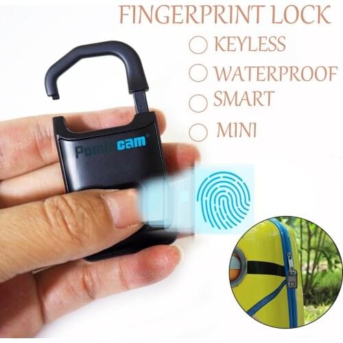 P4 Smart Padlock Fingerprint Lock IP66 Jewelry box lock/diary box lock /can be opened with a finger without key