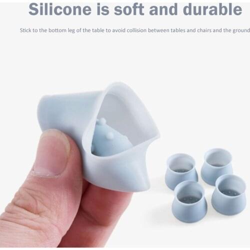 4pcs/lot Non Slip Silicone Table Foot Pad Mat Chair Cover Protector Universal Home Bar use Protector