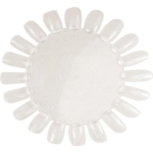 50% Hot Sale 10Pcs Plastic Fake Nail Art Tips Polish Gel Color Display Card Building Models