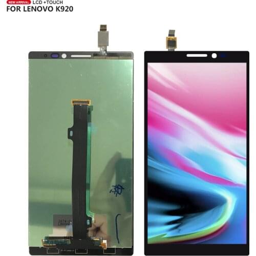 6.0"For Lenovo Vibe Z2 Pro K920 Touch Screen Digitizer LCD Display Assembly Black Color Free Shipping