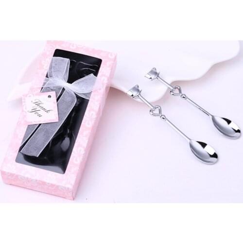Aprince Stainless Steel Couple Coffee Spoon Creative Practical Gifts Novelty Small Gifts