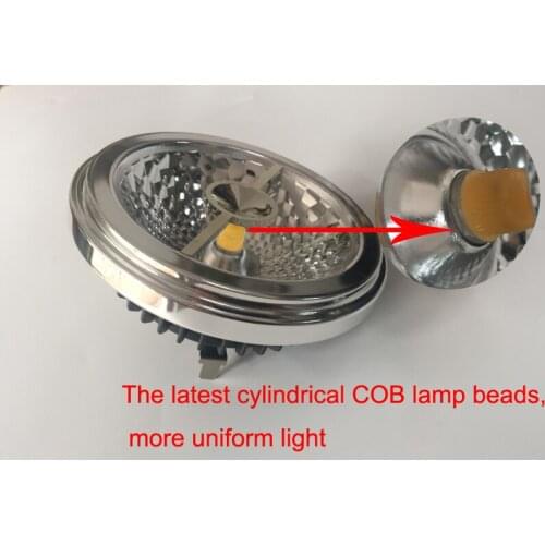 Free Shipping 12pcs/lot High Power 20W AR111 LED Spotlight Warm White GU10 Dimmable 220V CREE Cylindrical Shape AR111 Lamp Bulb