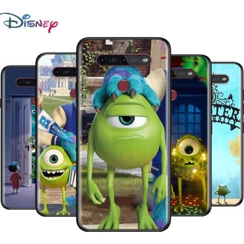 Black Soft Monsters University For LG K92 K62 K52 K42 K31 K22 K71 K61 K51S K41S K30 K20 G8 G8S G8X ThinQ Phone Case